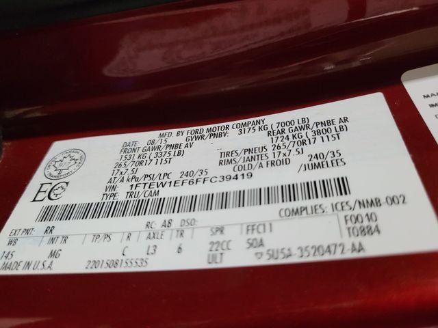 2015 Ford F-150 XLT