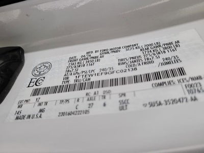 2016 Ford F-150 XLT XTR