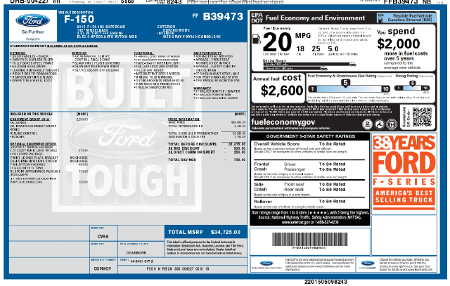 2015 Ford F-150 XL