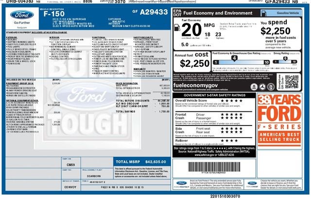 2016 Ford F-150 XLT