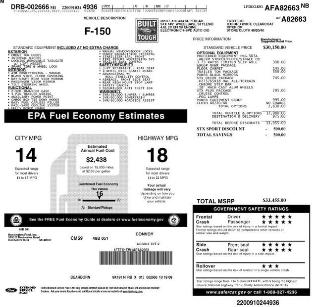 2010 Ford F-150 STX