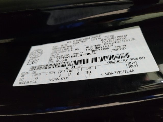 2020 Ford F-150 XLT SPORT