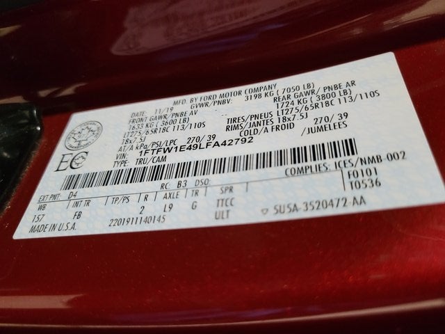 2020 Ford F-150 XLT FX4