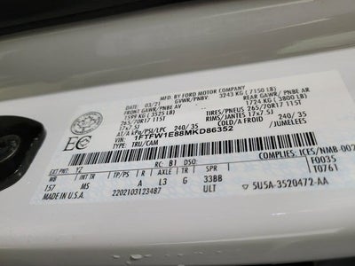 2021 Ford F-150 XLT FX4