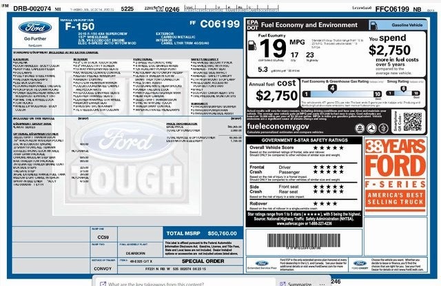 2015 Ford F-150 Lariat