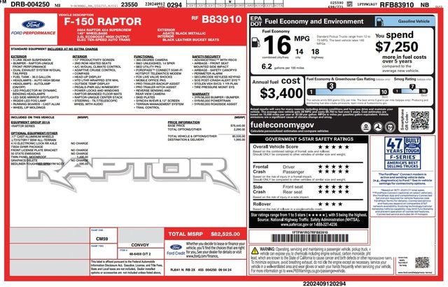 2024 Ford F-150 Raptor