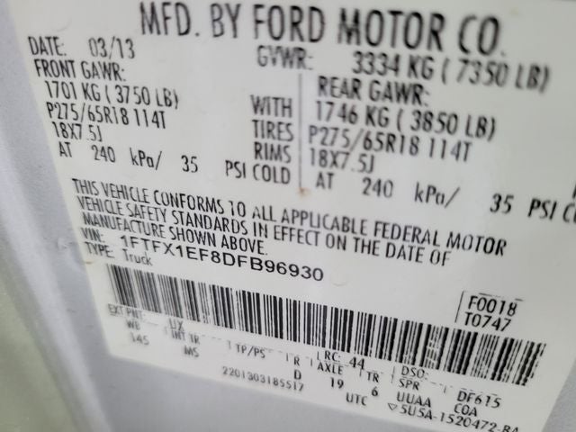 2013 Ford F-150 XLT
