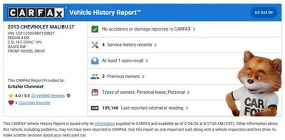 2013 Chevrolet Malibu LT 1LT