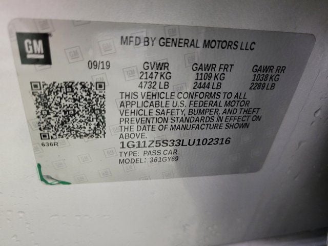 2020 Chevrolet Impala LT