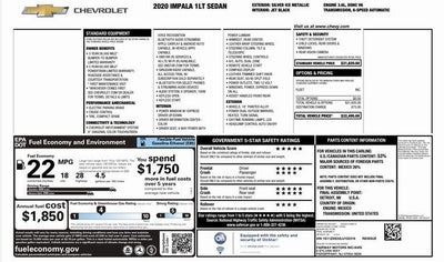 2020 Chevrolet Impala LT