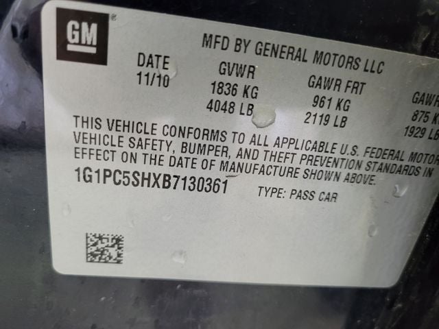 2011 Chevrolet Cruze LS