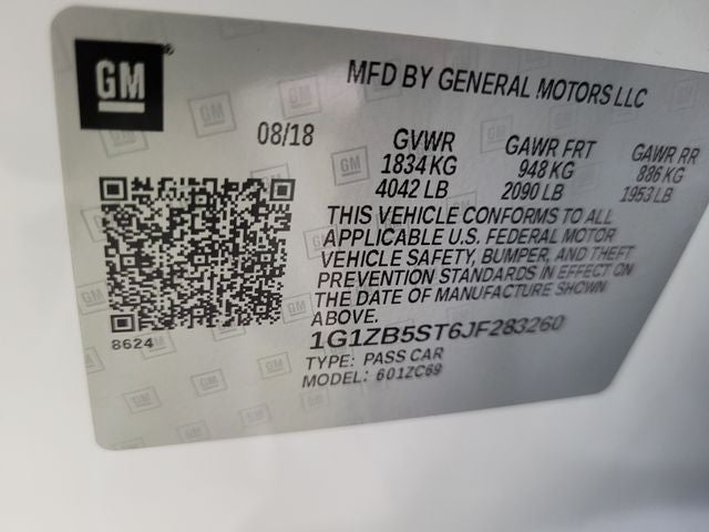 2018 Chevrolet Malibu LS 1LS