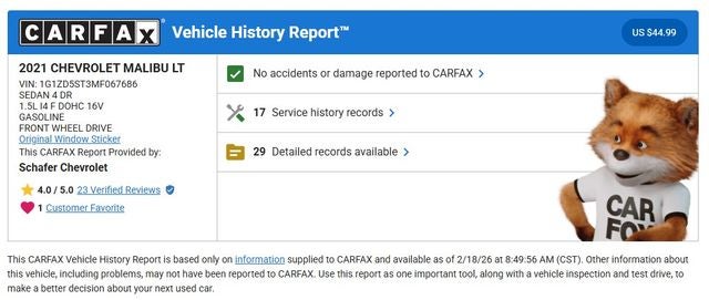 2021 Chevrolet Malibu LT