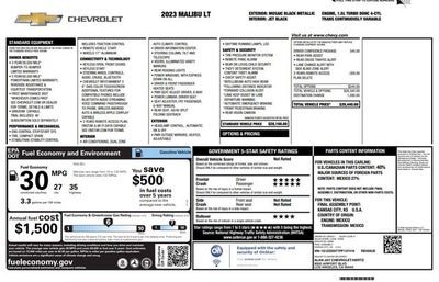 2023 Chevrolet Malibu LT 1LT