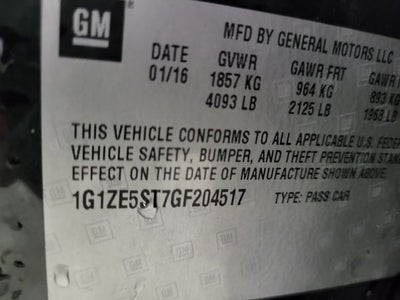 2016 Chevrolet Malibu LT 1LT