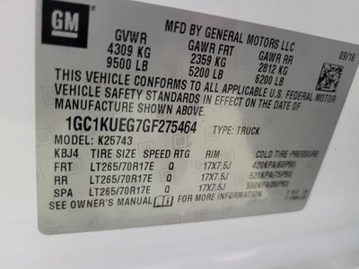 2016 Chevrolet Silverado 2500HD Work Truck