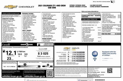 2021 Chevrolet Colorado Z71