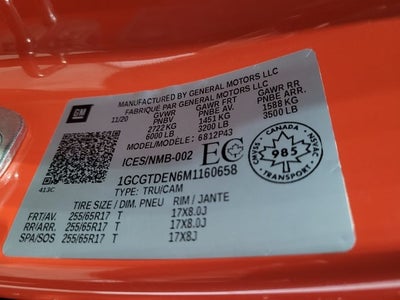 2021 Chevrolet Colorado Z71