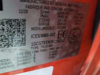 2019 Chevrolet Colorado ZR2