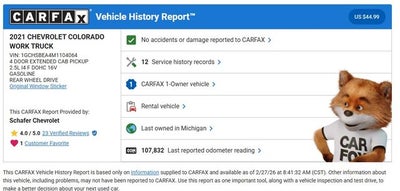 2021 Chevrolet Colorado Work Truck