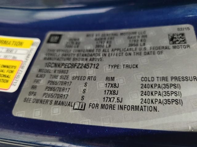 2015 Chevrolet Silverado 1500 WT