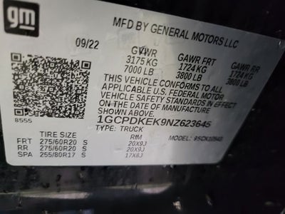 2022 Chevrolet Silverado 1500 LT