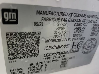 2021 Chevrolet Silverado 1500 Custom