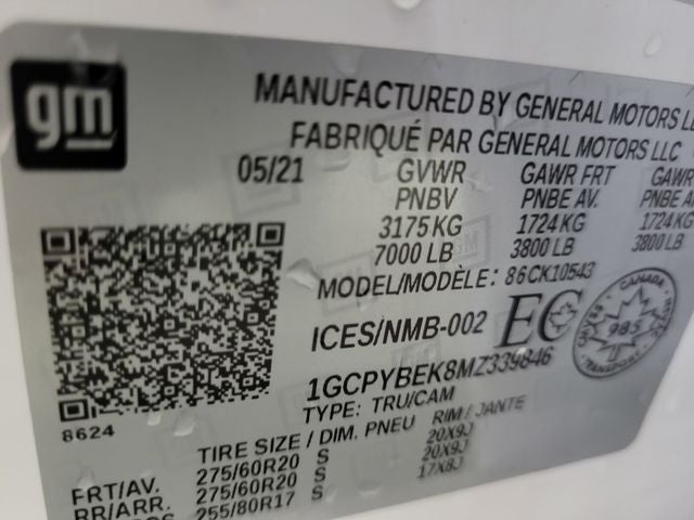 2021 Chevrolet Silverado 1500 Custom