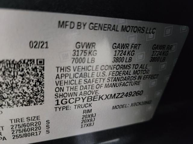 2021 Chevrolet Silverado 1500 Custom