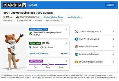 2021 Chevrolet Silverado 1500 Custom