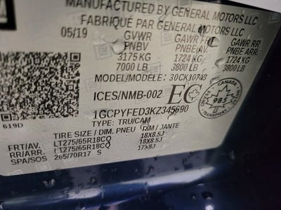 2019 Chevrolet Silverado 1500 LT Trail Boss