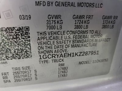 2019 Chevrolet Silverado 1500 WT