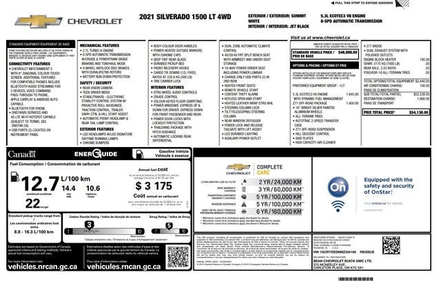 2021 Chevrolet Silverado 1500 LT LT1