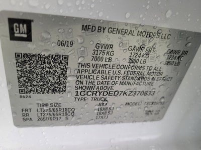 2019 Chevrolet Silverado 1500 LT