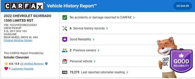 2022 Chevrolet Silverado 1500 LTD RST