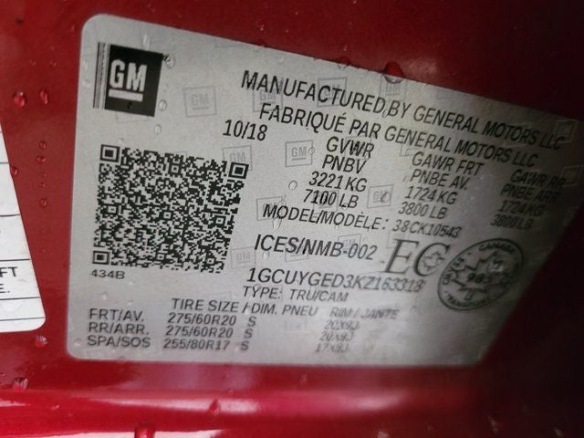 2019 Chevrolet Silverado 1500 LTZ