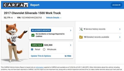 2017 Chevrolet Silverado 1500 WT