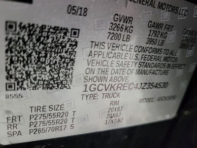 2018 Chevrolet Silverado 1500 LT LT1