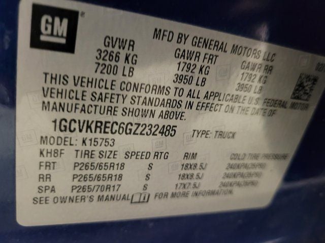 2016 Chevrolet Silverado 1500 LT LT1