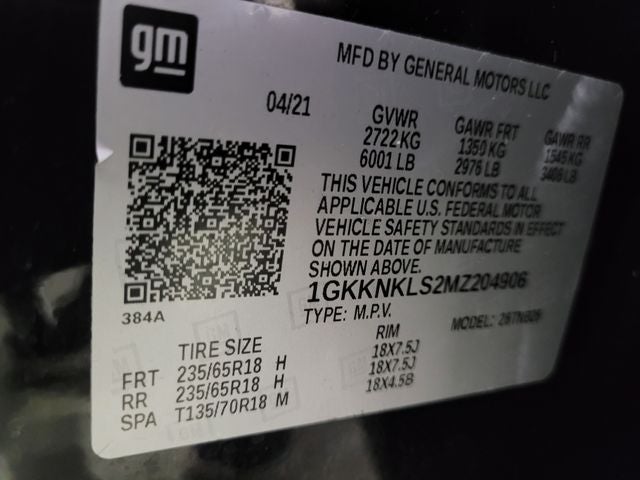 2021 GMC Acadia SLE