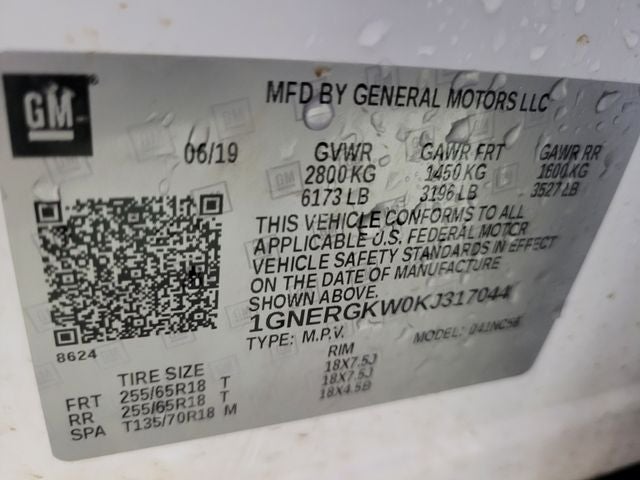 2019 Chevrolet Traverse LT Cloth w/1LT