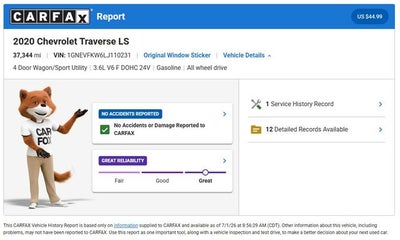 2020 Chevrolet Traverse LS