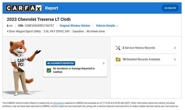 2023 Chevrolet Traverse LT 1LT