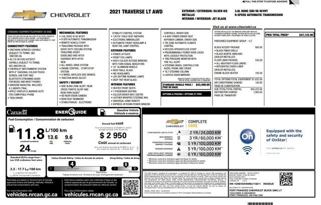 2021 Chevrolet Traverse LT 1LT