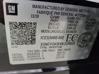 2019 Chevrolet Traverse LT Cloth w/1LT