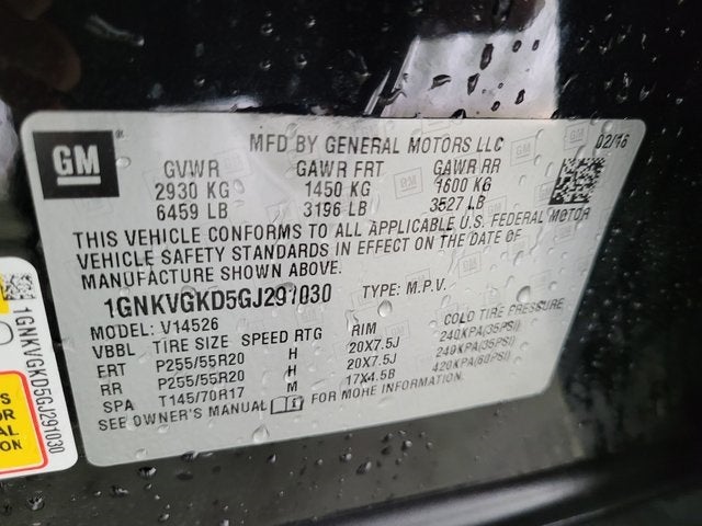 2016 Chevrolet Traverse LT 1LT