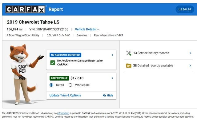 2019 Chevrolet Tahoe LS