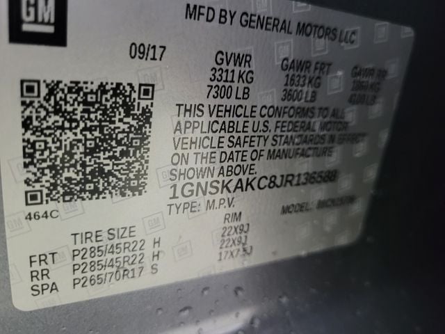 2018 Chevrolet Tahoe LS