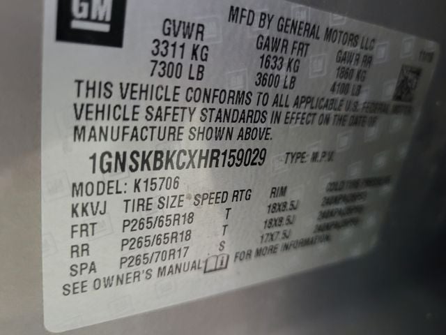 2017 Chevrolet Tahoe LT