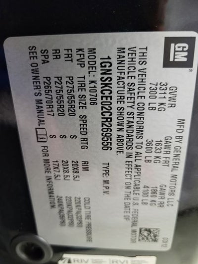 2012 Chevrolet Tahoe LTZ